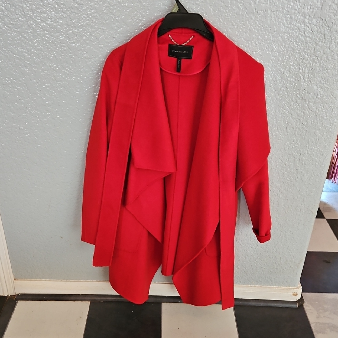 Bcbgmaxazria Vibrant Red Cardigan